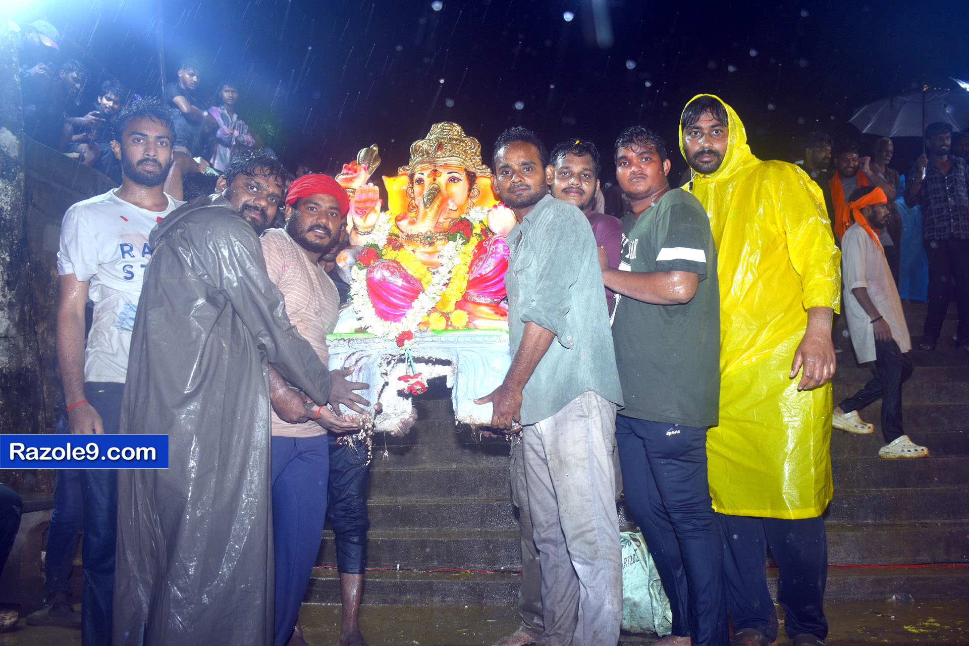 Razole Taluka Ganesh Nimajjanam